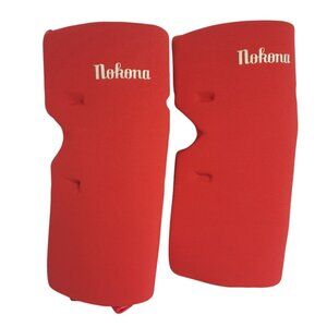 Nokona Women's Sliding Knee Pads Red Softball Fastpitch 2 piece